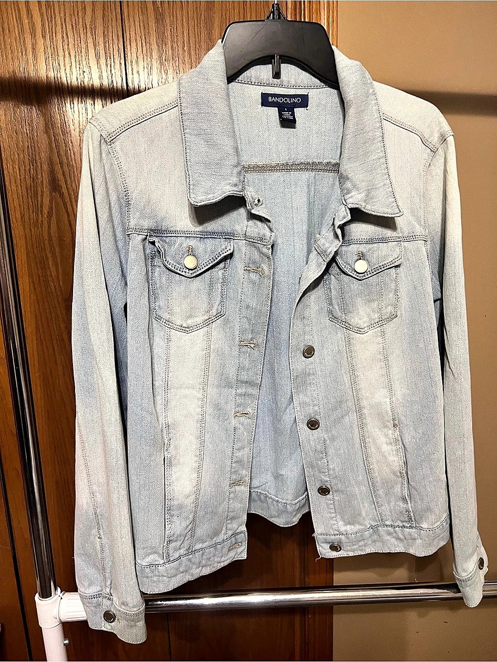 Bandolino Women's Denim Jean Jacket in Blue Like New